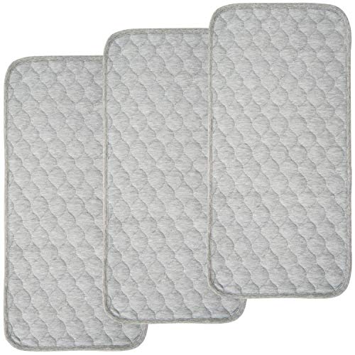 BlueSnail Waterproof Quilted Changing Pad Liners - 3 Pack