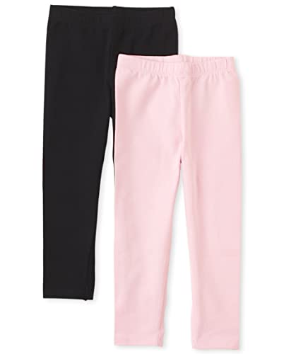 Baby Girls and Toddler Girls Leggings, 2 Pack