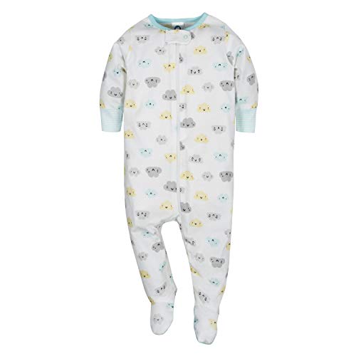 Gerber Baby 4 Pack Sleep 'N Play - Clouds/Elephant 0-3M