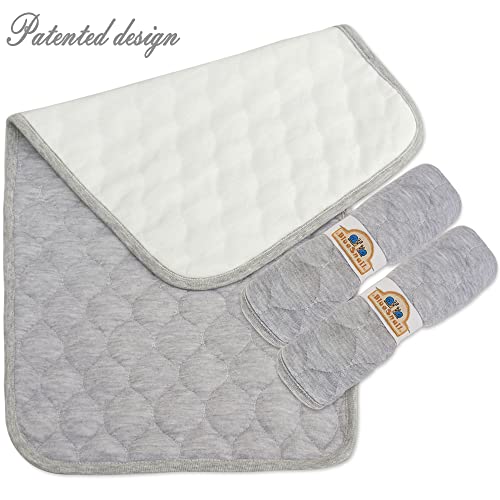 BlueSnail Waterproof Quilted Changing Pad Liners - 3 Pack
