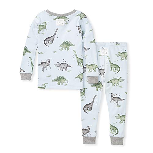 Burt's Bees 2-piece Pajama Set, Organic Cotton, Happy Herbivores