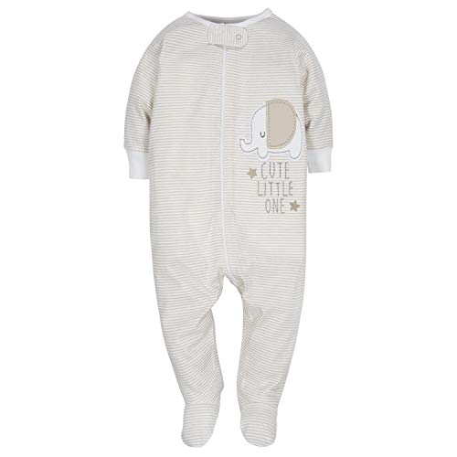 Gerber Baby 4 Pack Sleep 'N Play - Clouds/Elephant 0-3M