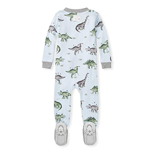 Burt's Bees Baby Boys Organic Sleepers, Happy Herbivores