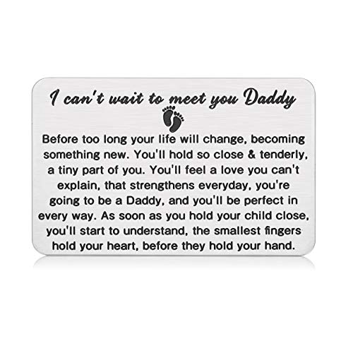 Daddy-to-Be Wallet Insert Card: Perfect Baby Announcement Gift