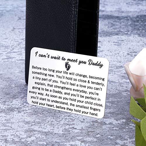 Daddy-to-Be Wallet Insert Card: Perfect Baby Announcement Gift