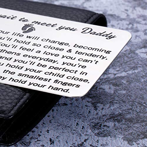 Daddy-to-Be Wallet Insert Card: Perfect Baby Announcement Gift