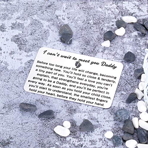 Daddy-to-Be Wallet Insert Card: Perfect Baby Announcement Gift