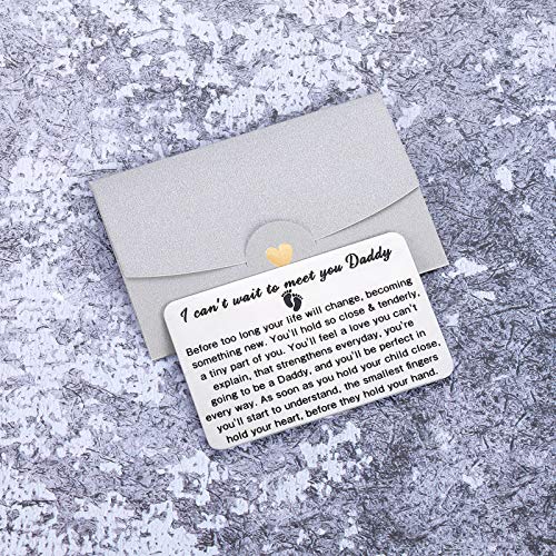 Daddy-to-Be Wallet Insert Card: Perfect Baby Announcement Gift
