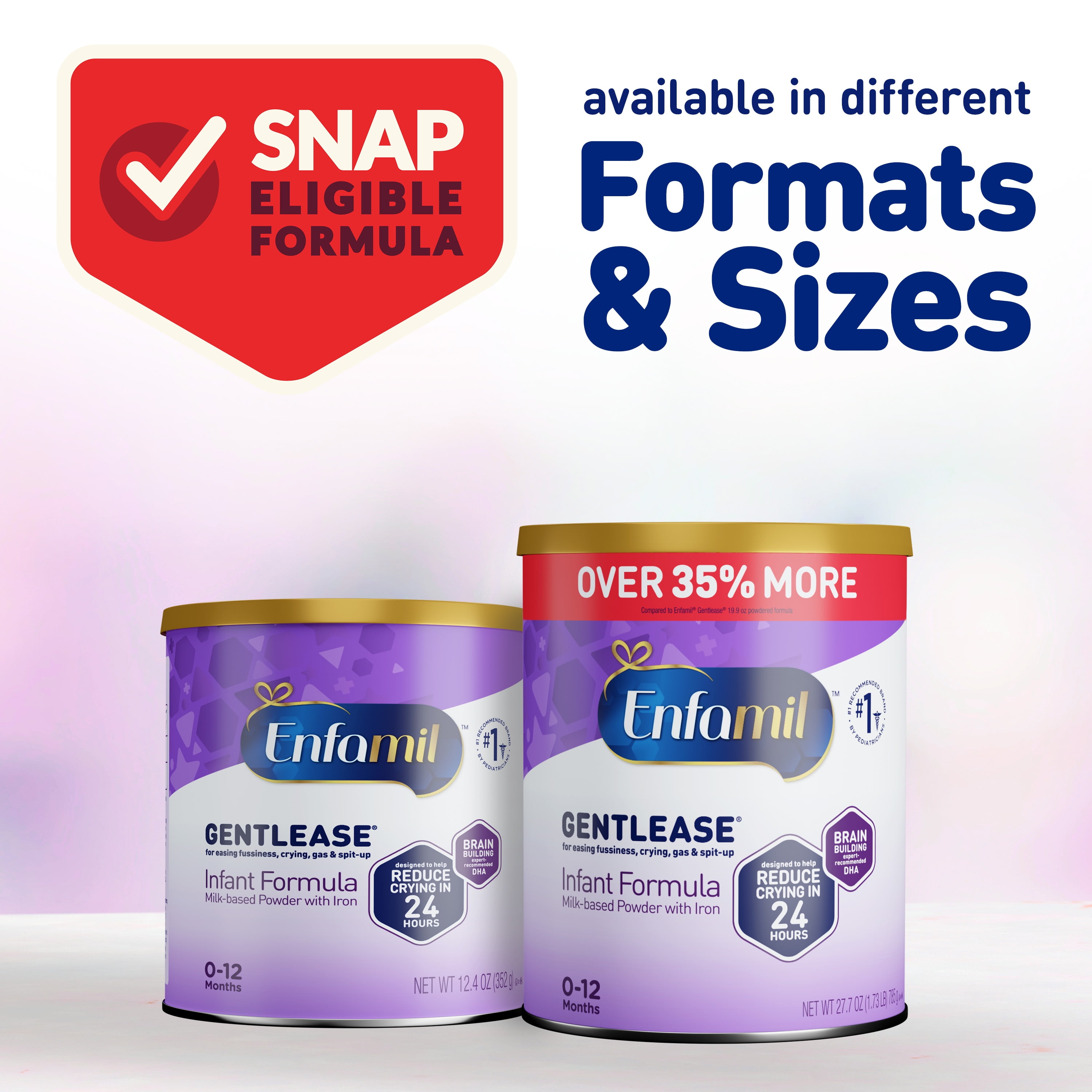 Enfamil Gentlease: Fussiness-Reducing Baby Formula, 12.4 Oz Powder