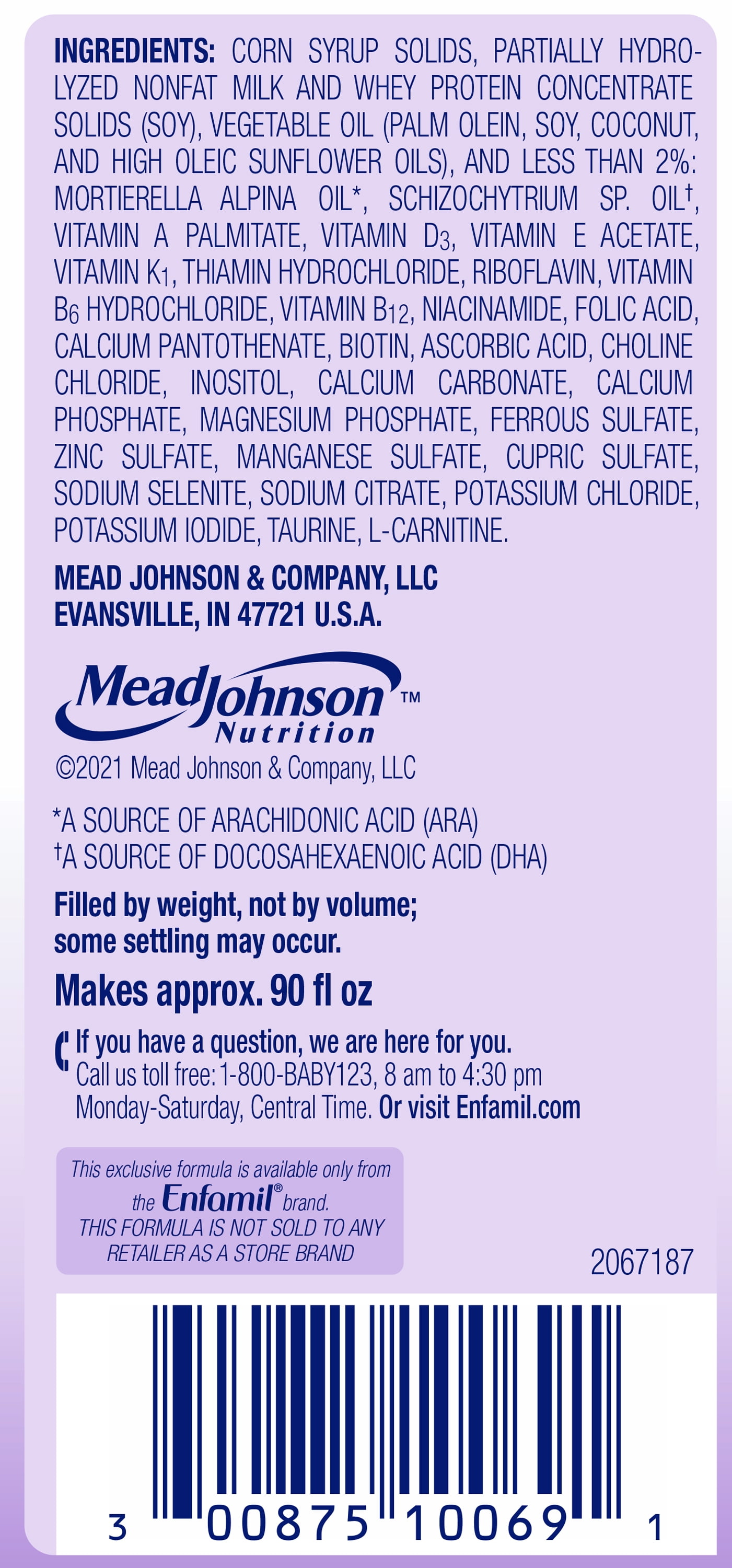 Enfamil Gentlease: Fussiness-Reducing Baby Formula, 12.4 Oz Powder