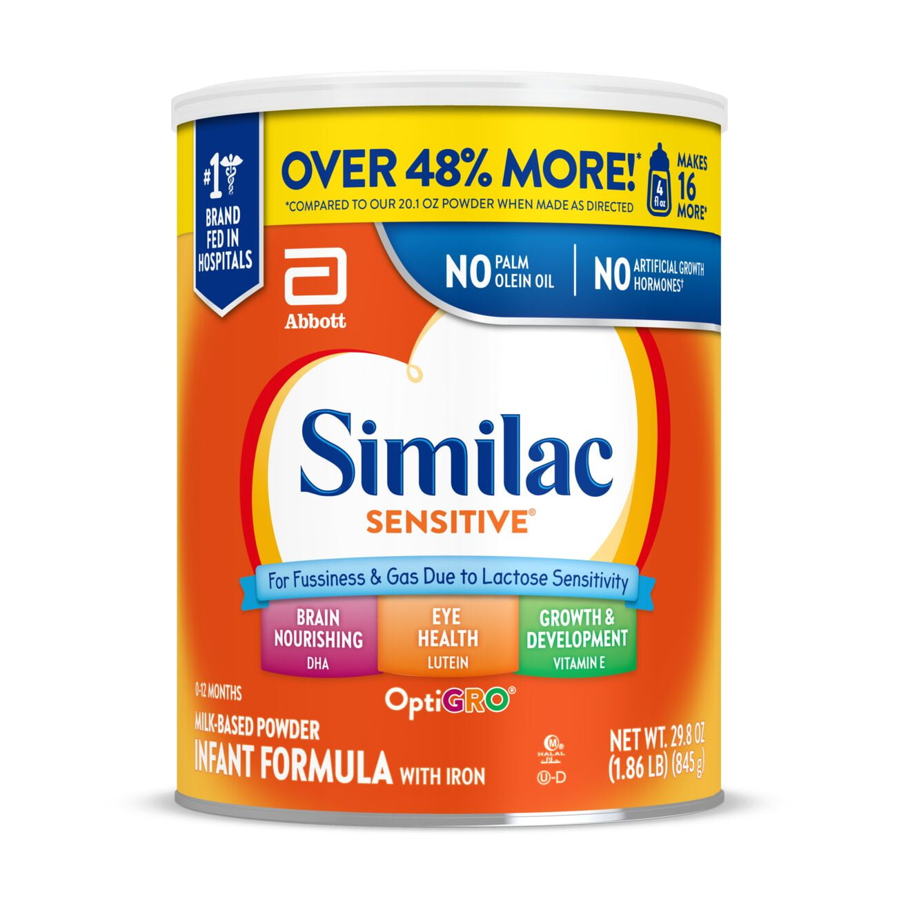 Similac Sensitive Powder Formula, 29.8-oz - For Babies