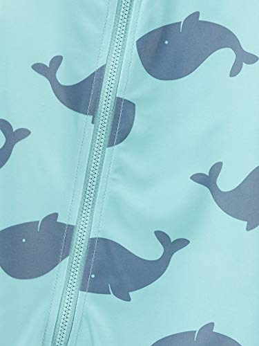 Carter's Boys' 2-Pack Zip Rashguards, Turtle/Whale, 3-6 Months