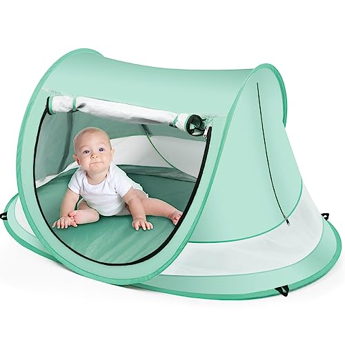 Large UPF 50+ Baby Beach Tent with Mosquito Net