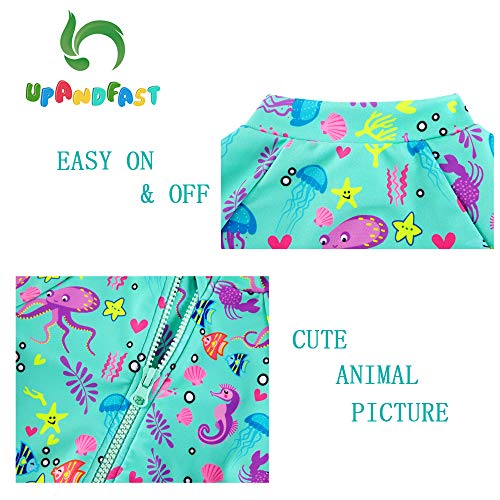 Baby One Piece Zip Sunsuit with Sun Hat