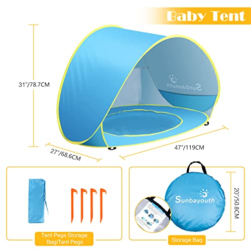 Sunba Youth Baby Beach & Pool UV Tent