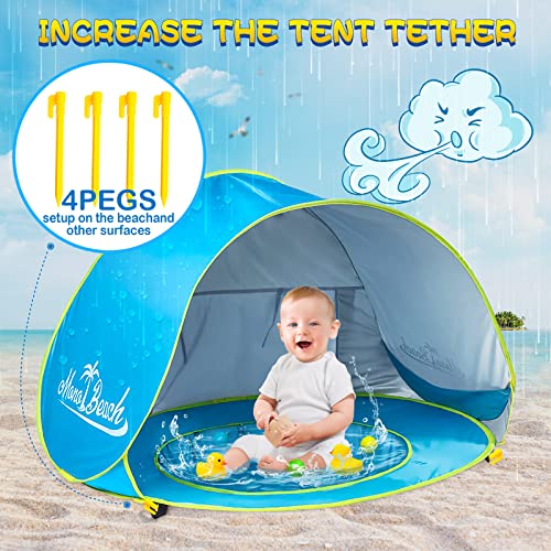 Monobeach Baby Pop Up Beach Tent UV Protection