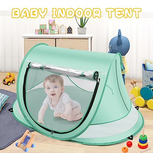 Large UPF 50+ Baby Beach Tent with Mosquito Net