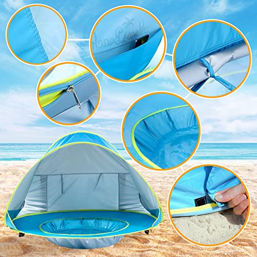 Monobeach Baby Pop Up Beach Tent UV Protection