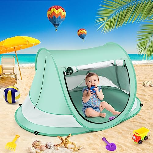 Large UPF 50+ Baby Beach Tent with Mosquito Net