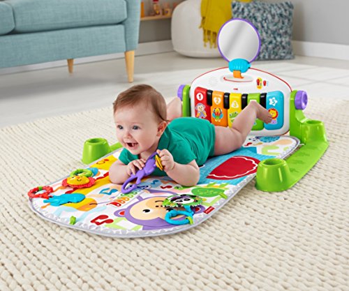 Fisher-Price Baby Playmat with Interactive Piano Gym