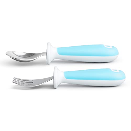 Munchkin Toddler Forks and Spoons (6-Pack, Blue)