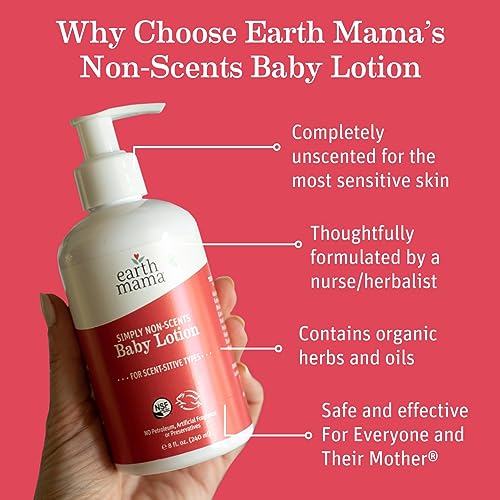 Gentle Fragrance-Free Baby Lotion | Organic Calendula, 8oz