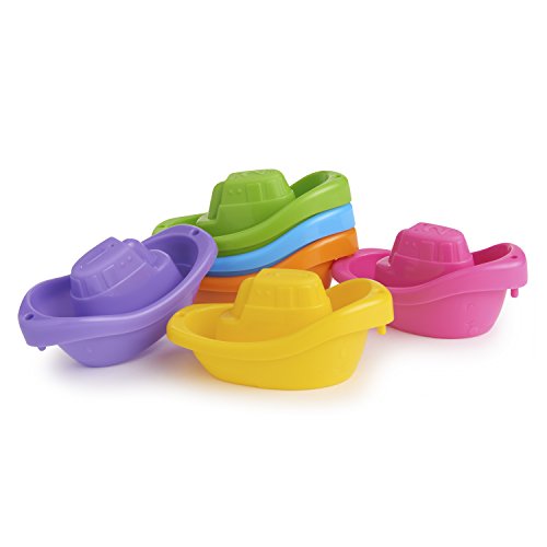 Munchkin® Little Boat Train Bath Toy, 6 Pieces