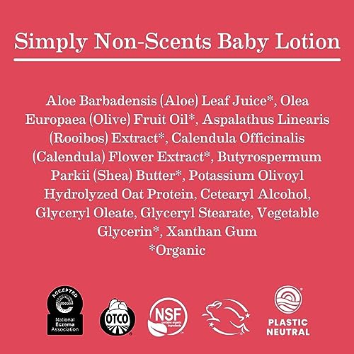 Gentle Fragrance-Free Baby Lotion | Organic Calendula, 8oz