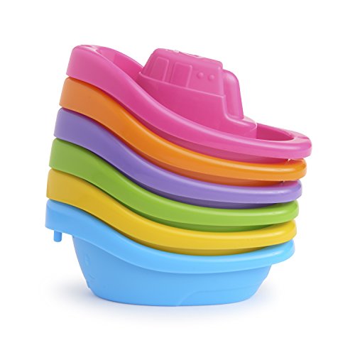 Munchkin® Little Boat Train Bath Toy, 6 Pieces