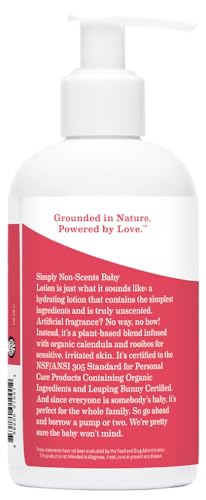 Gentle Fragrance-Free Baby Lotion | Organic Calendula, 8oz