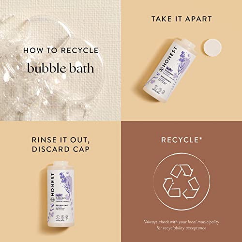 Honest Co. Lavender Calm Foaming Bubble Bath | Baby-Friendly