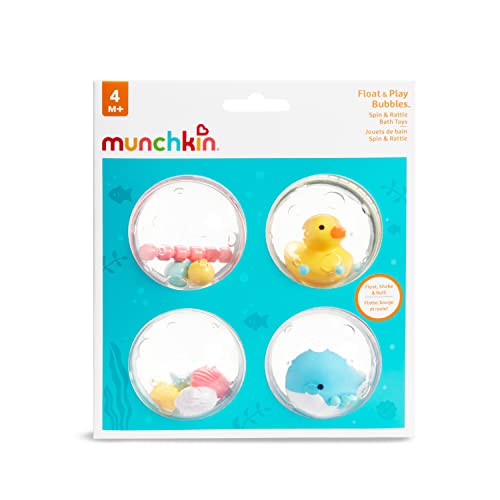 Munchkin Float & Play Bubbles Bath Toy, 4-Pack