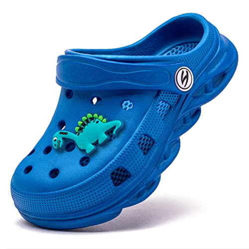 HOBIBEAR Classic Graphic Toddler Water Clogs - Blue
