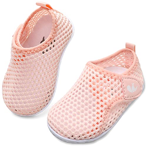 JIASUQI Waterproof Mesh Baby Walking Shoes - Pink