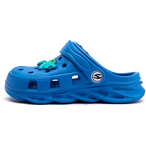 HOBIBEAR Classic Graphic Toddler Water Clogs - Blue