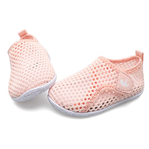 JIASUQI Waterproof Mesh Baby Walking Shoes - Pink