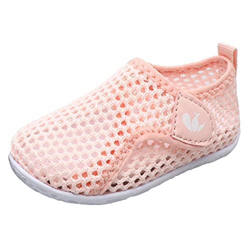 JIASUQI Waterproof Mesh Baby Walking Shoes - Pink