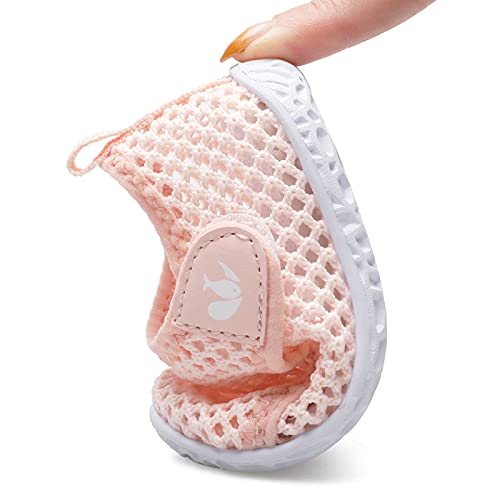 JIASUQI Waterproof Mesh Baby Walking Shoes - Pink