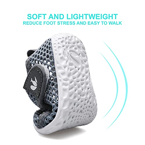 Quick-Dry Toddler Swim Shoes - Mesh Grey