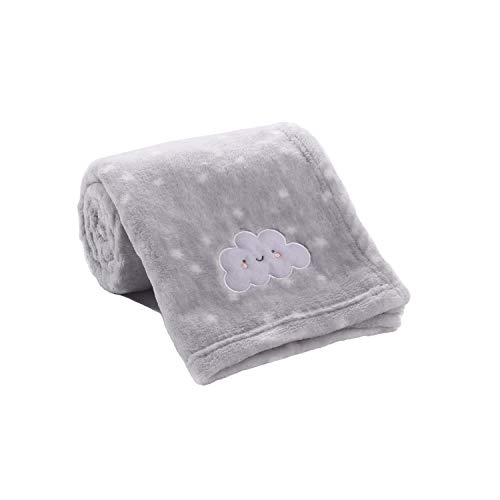 Cute Cozy Fluffy Warm Baby Blanket - Grey Cloud
