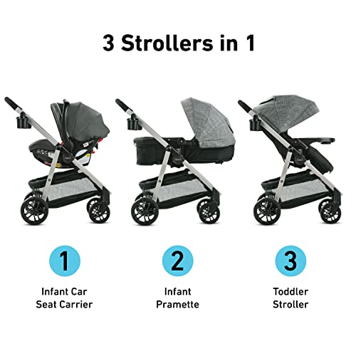 Graco Modes Pramette Travel System & Car Seat - 3-in-1 - Ellington