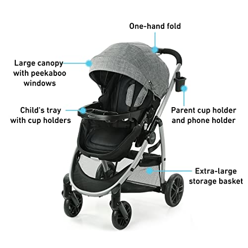 Graco Modes Pramette Travel System & Car Seat - 3-in-1 - Ellington