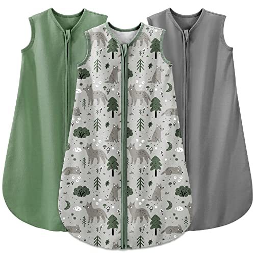 Yoofoss Baby Wearable Blanket Sleep Sacks - 3 Pack