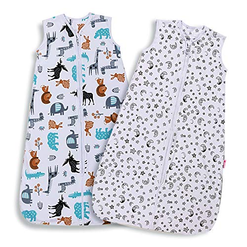 Lictin 0.5 Tog Toddler Sleeping Sack - 2 Pack