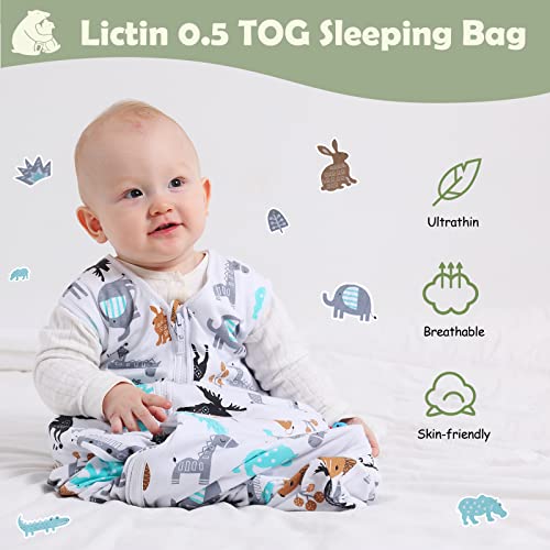 Lictin 0.5 Tog Toddler Sleeping Sack - 2 Pack