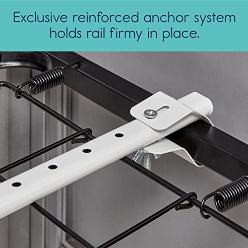 hiccapop Convertible Crib Bed Rail for Toddlers | Crib Rail Guard, Toddler Bed Rail for Crib