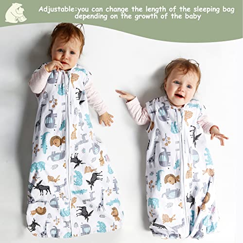 Lictin 0.5 Tog Toddler Sleeping Sack - 2 Pack
