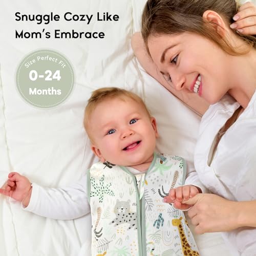 Yoofoss 0.5 TOG Baby Sleep Sack, Giraffe Design