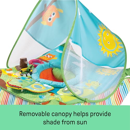 Portable Baby Activity Center with Canopy, Animals Theme