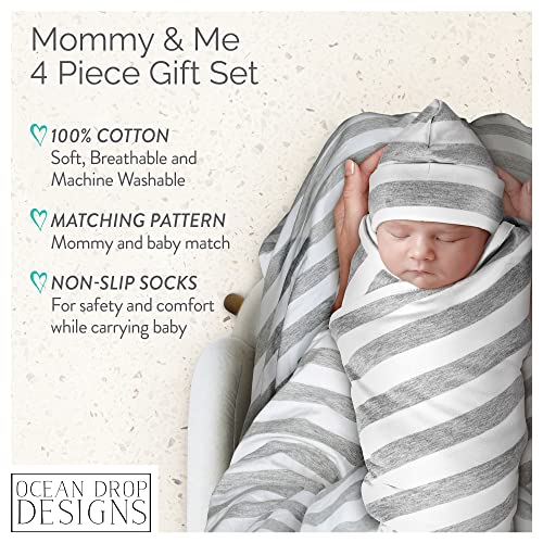 Ocean Drop Mommy and Me Cotton Robe Set
